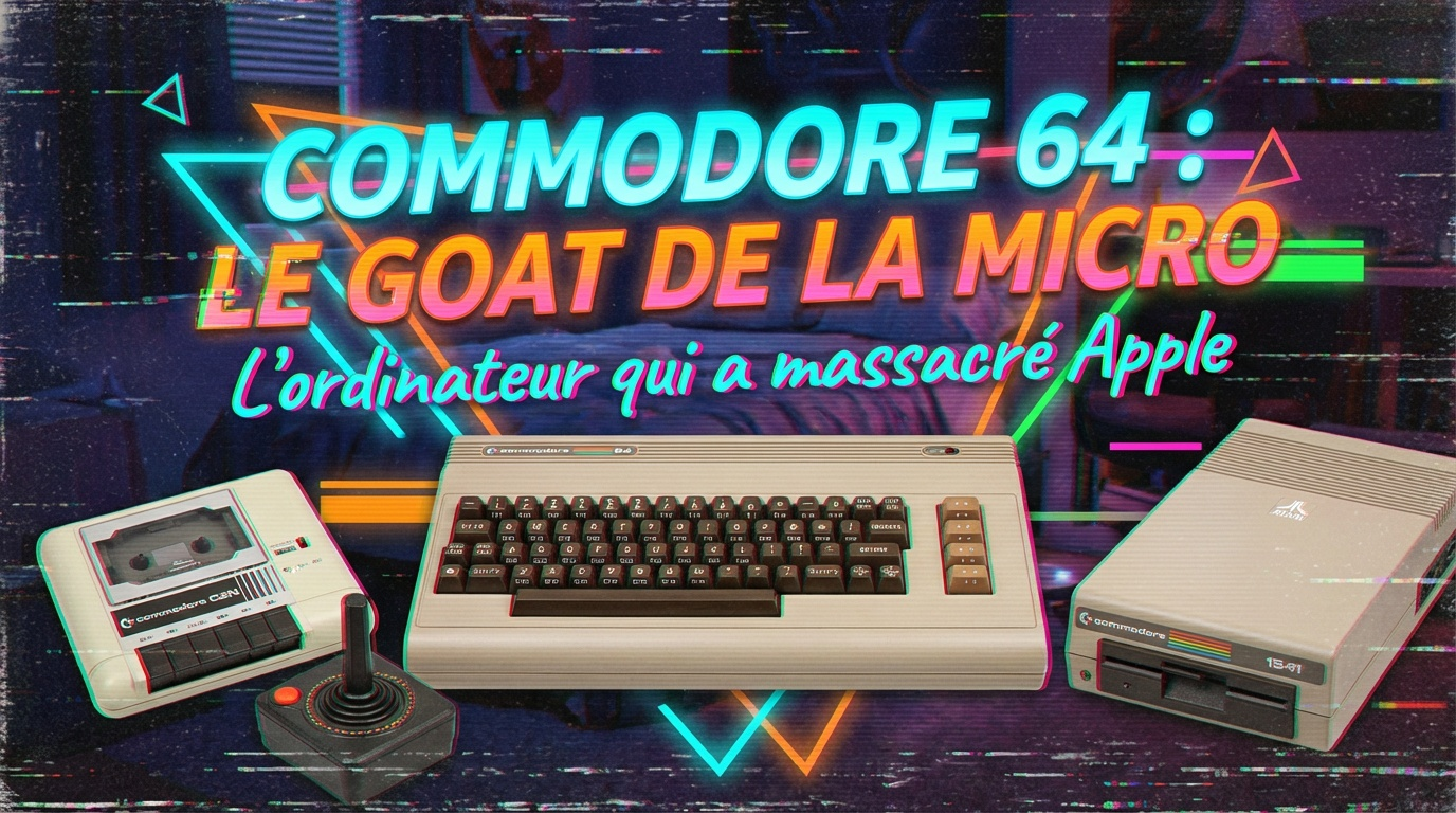Commodore 64 : l'ordinateur à 250 $ qui a humilié Apple et vendu 17 millions d'unités