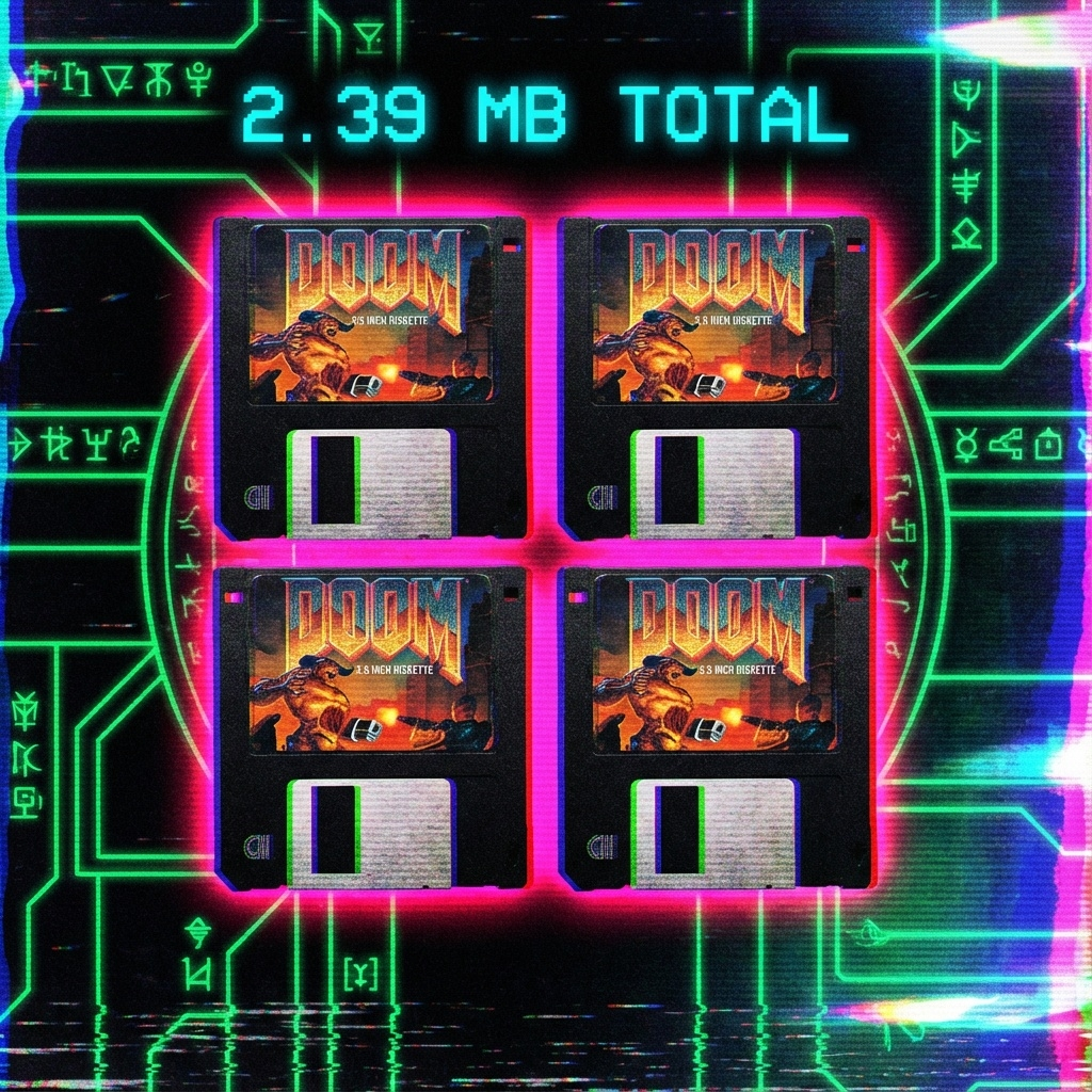 illustration disquette Doom