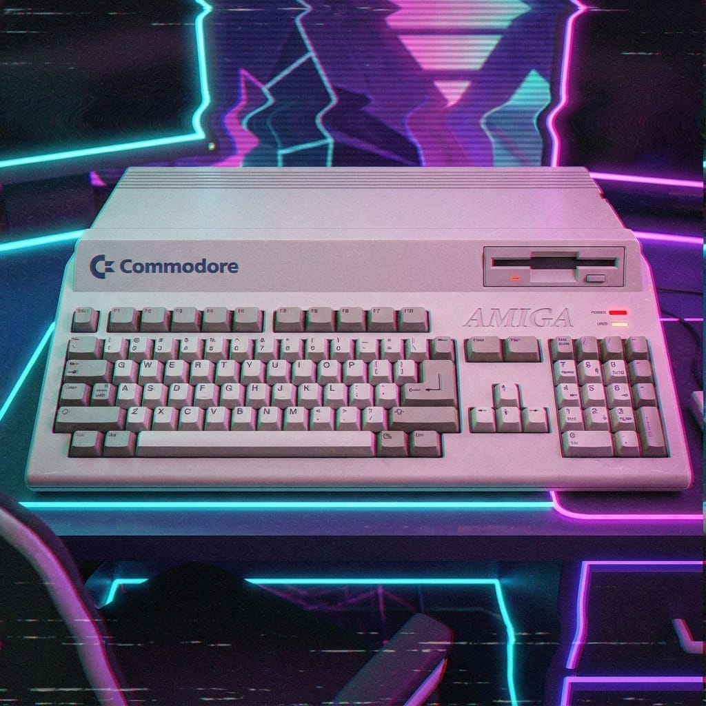 AMIGA 500 COMMODORE + SOURIS + JEUX + ALIMENTATION